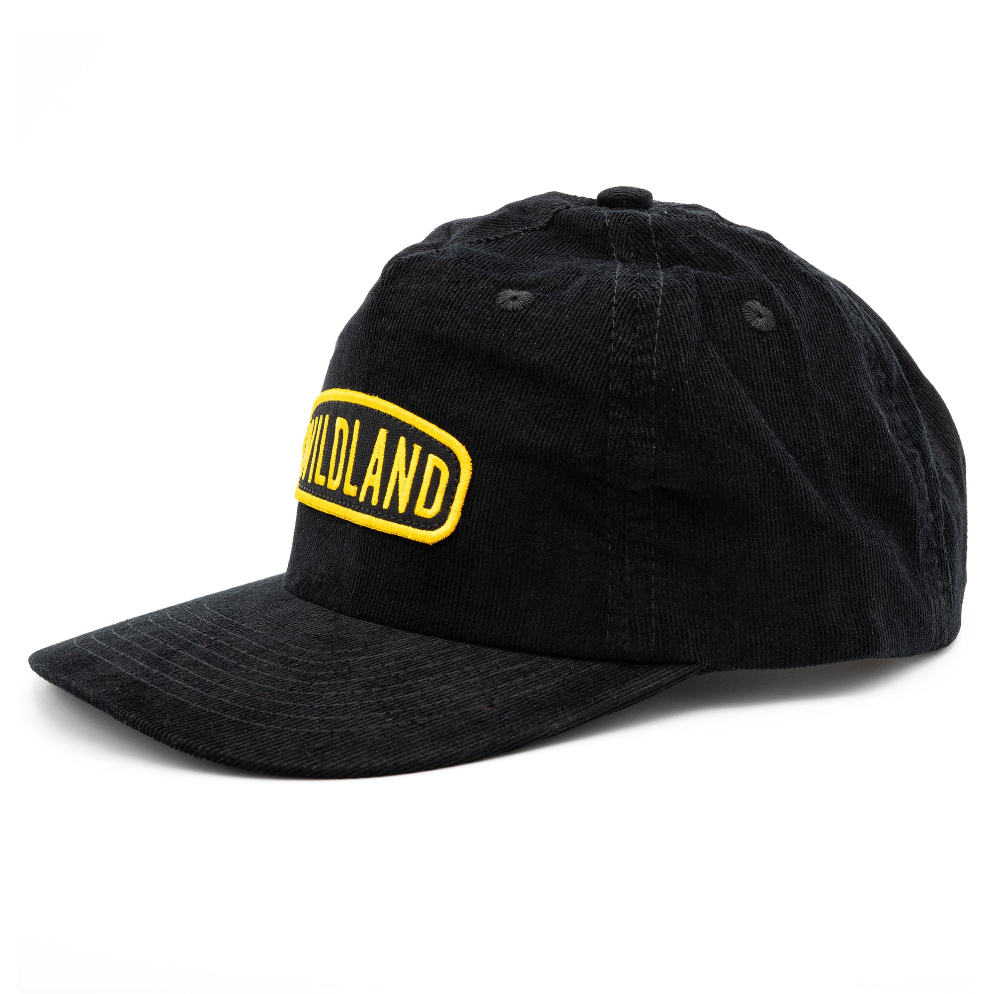 Black Corduroy Snapback