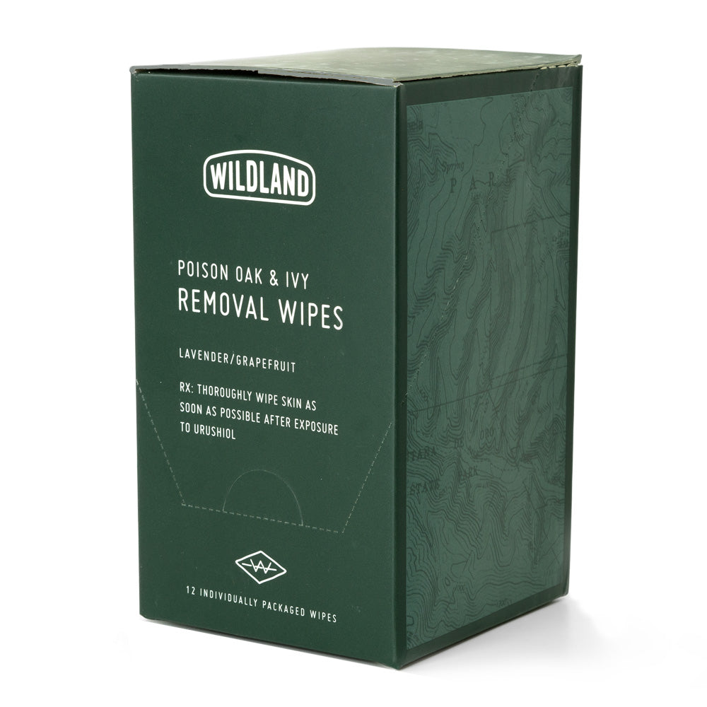 Poison Oak & Ivy Removal Wipes - 12 boxes (12 Individually Packaged Wipes)
